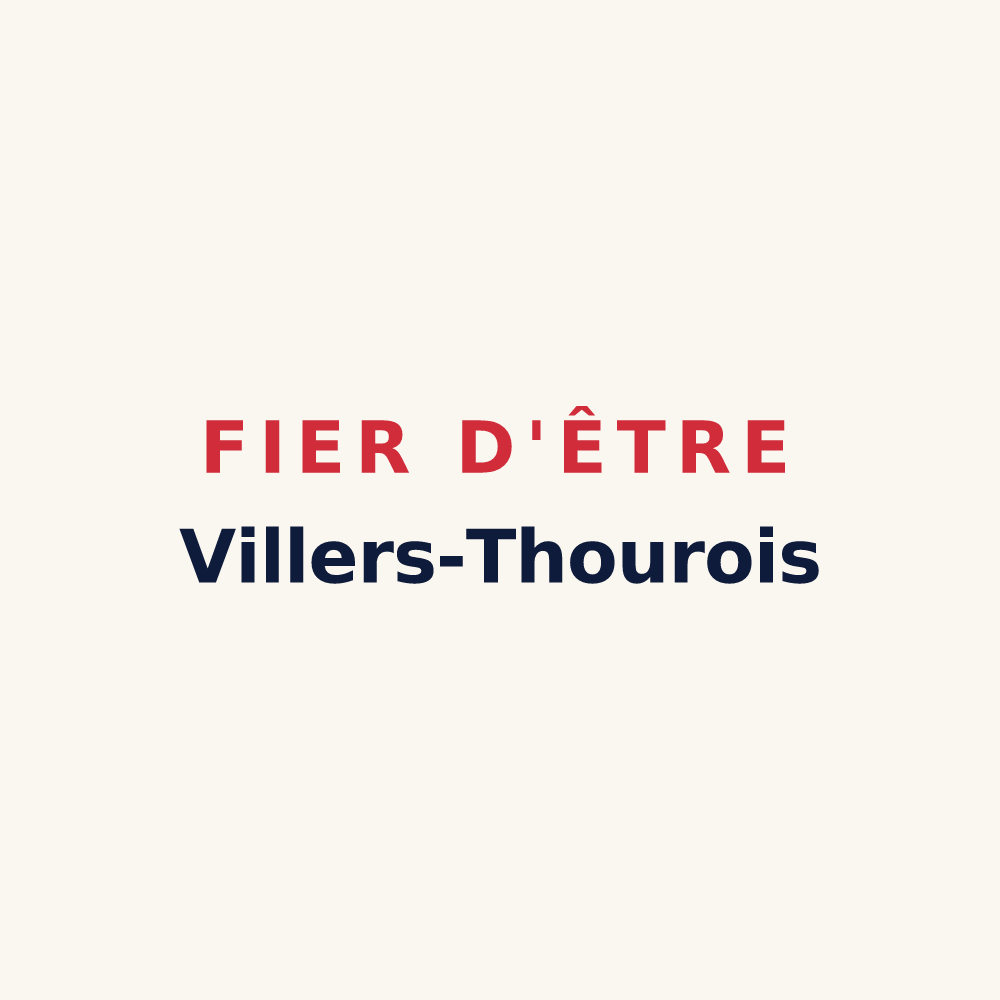 Tasse « Fier d'être Villers-Thourois » — design pour Villers-devant-le-Thour