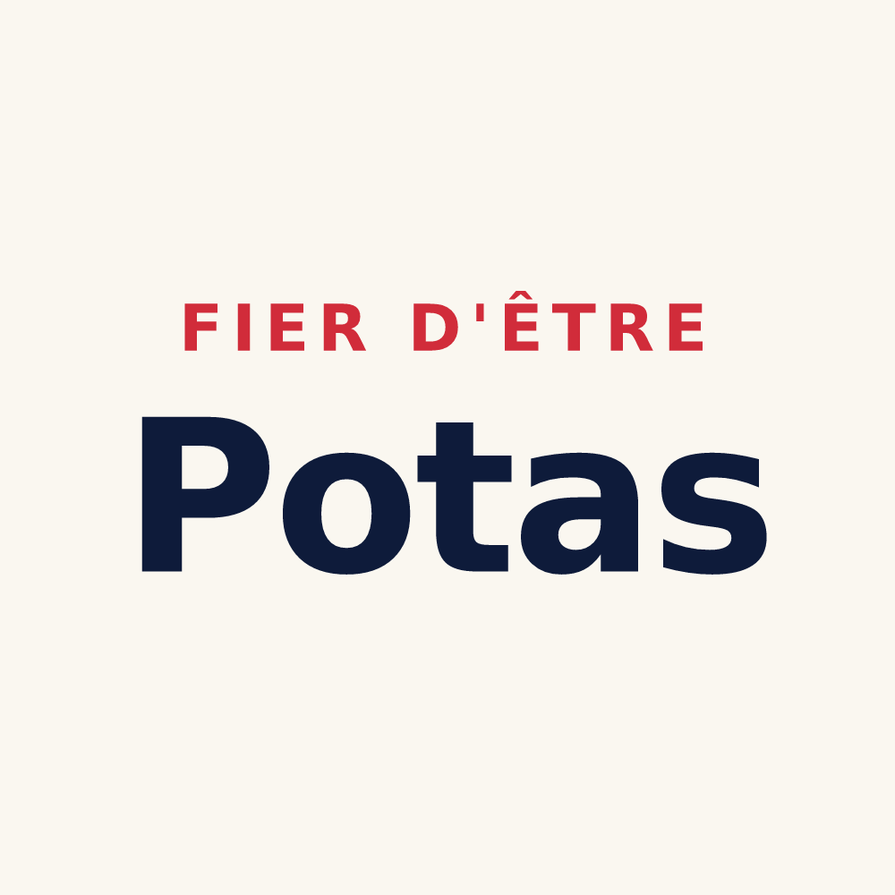Tasse « Fier d'être Potas » — design pour Villers-en-Haye