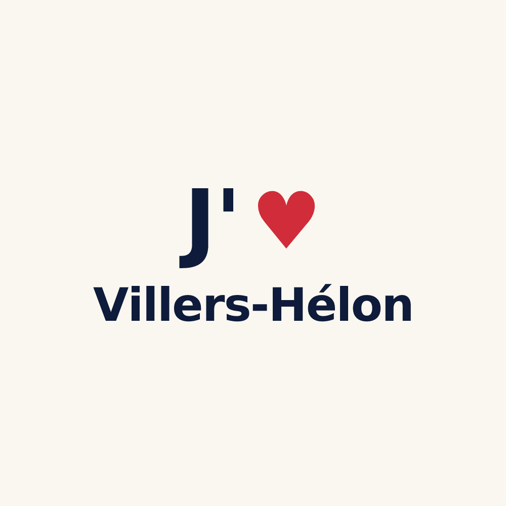 Tasse personnalisée Villers-Hélon — design J'aime Villers-Hélon