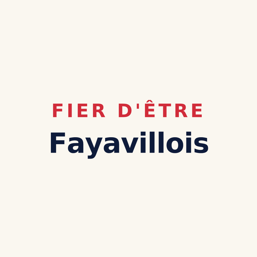 Tasse « Fier d'être Fayavillois » — design pour Villers-la-Faye