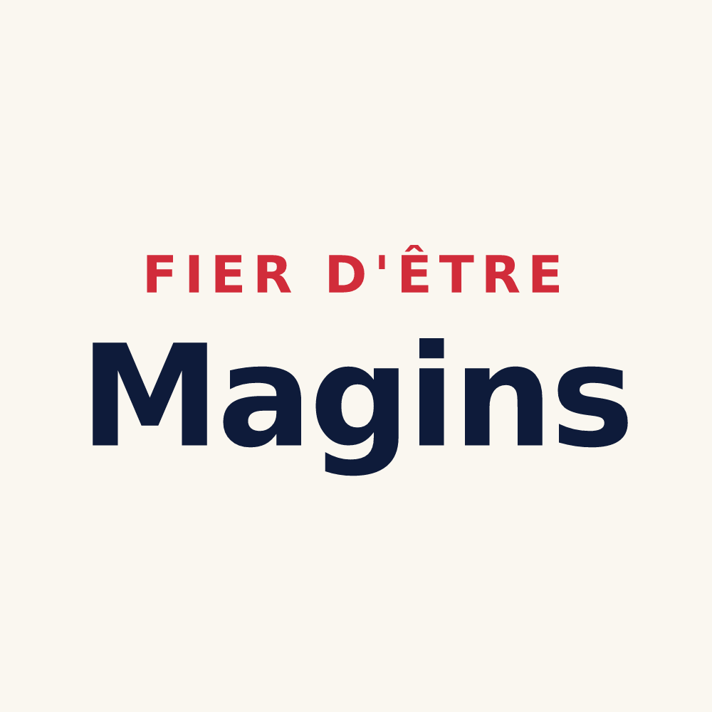 Tasse « Fier d'être Magins » — design pour Villers-la-Montagne