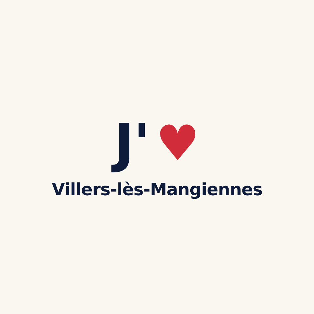 Tasse personnalisée Villers-lès-Mangiennes — design J'aime Villers-lès-Mangiennes
