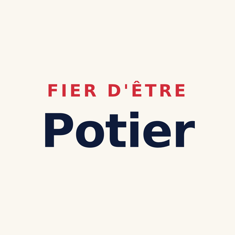 Tasse « Fier d'être Potier » — design pour Villers-les-Pots