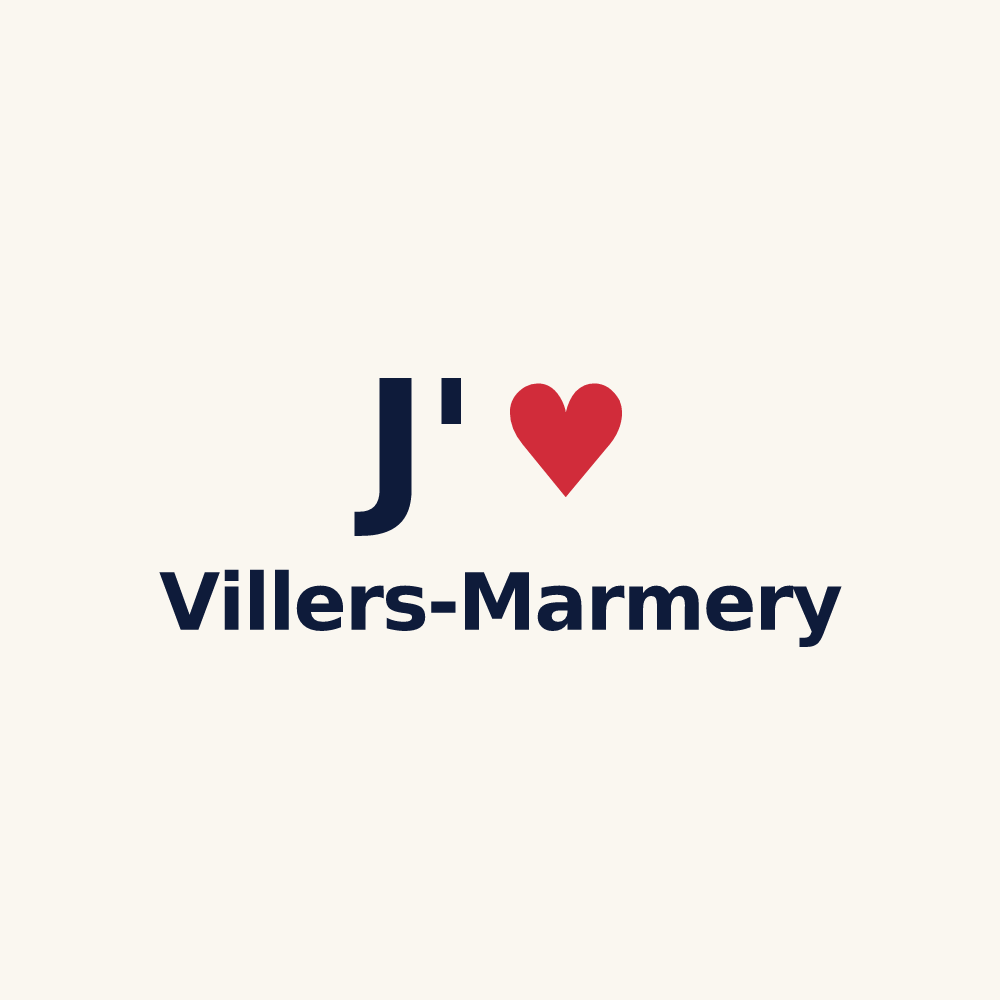 Tasse personnalisée Villers-Marmery — design J'aime Villers-Marmery