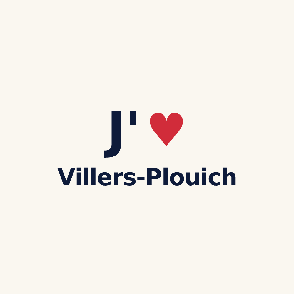 Tasse personnalisée Villers-Plouich — design J'aime Villers-Plouich