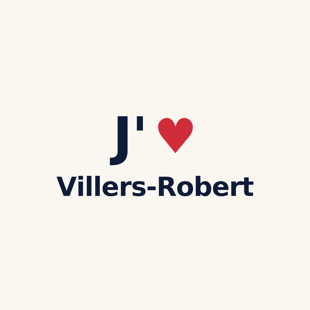 Tasse personnalisée Villers-Robert — design J'aime Villers-Robert
