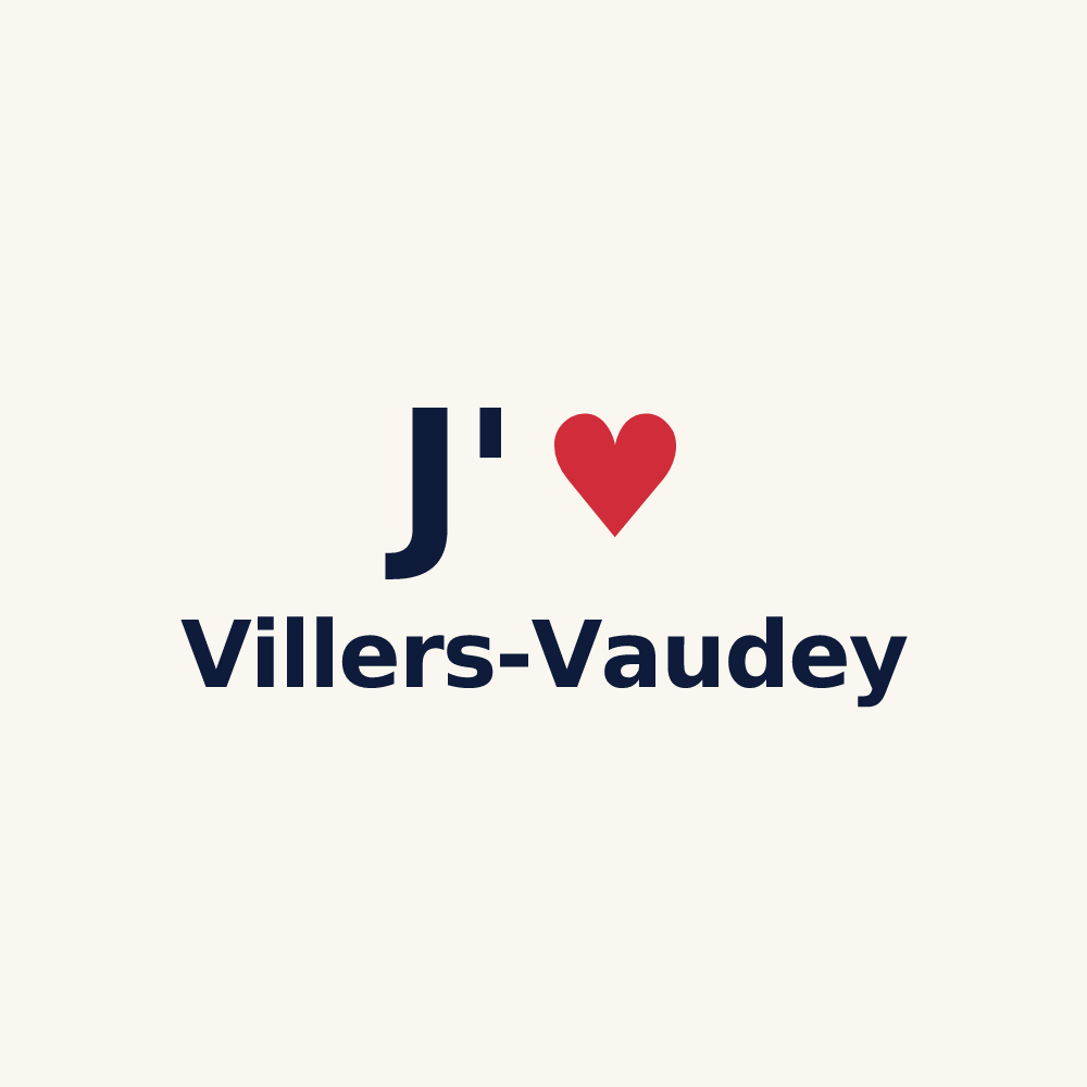 Tasse personnalisée Villers-Vaudey — design J'aime Villers-Vaudey