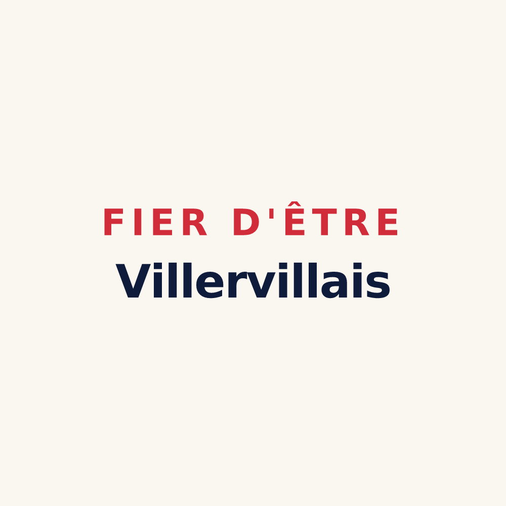 Tasse « Fier d'être Villervillais » — design pour Villerville