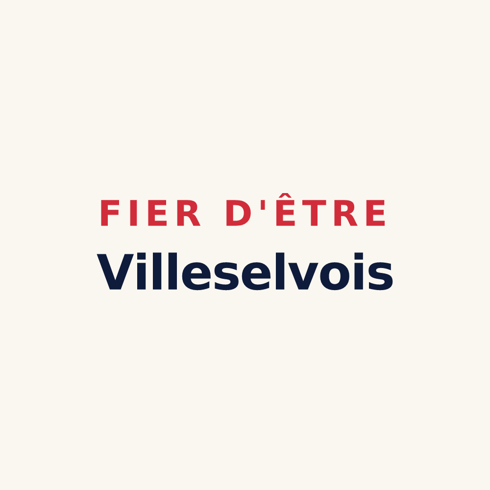 Tasse « Fier d'être Villeselvois » — design pour Villeselve