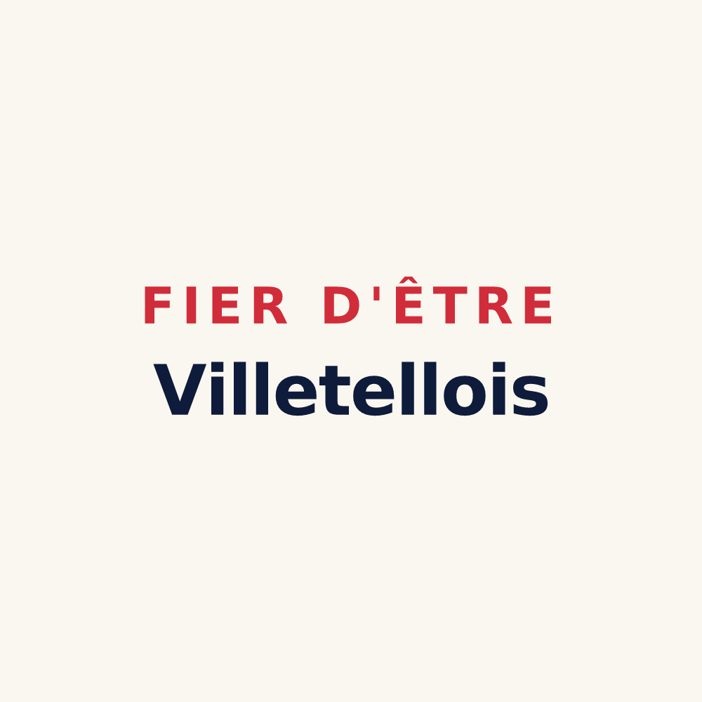Tasse « Fier d'être Villetellois » — design pour Villetelle