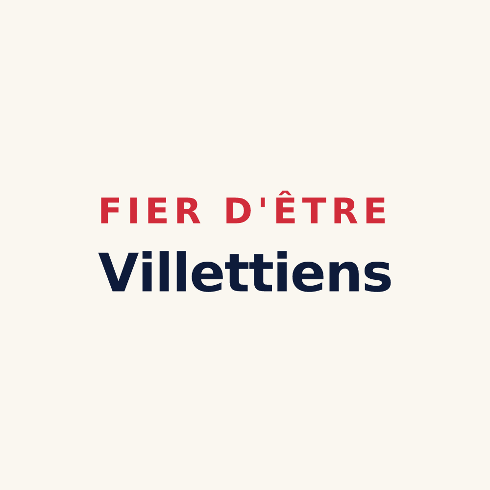 Tasse « Fier d'être Villettiens » — design pour Villette