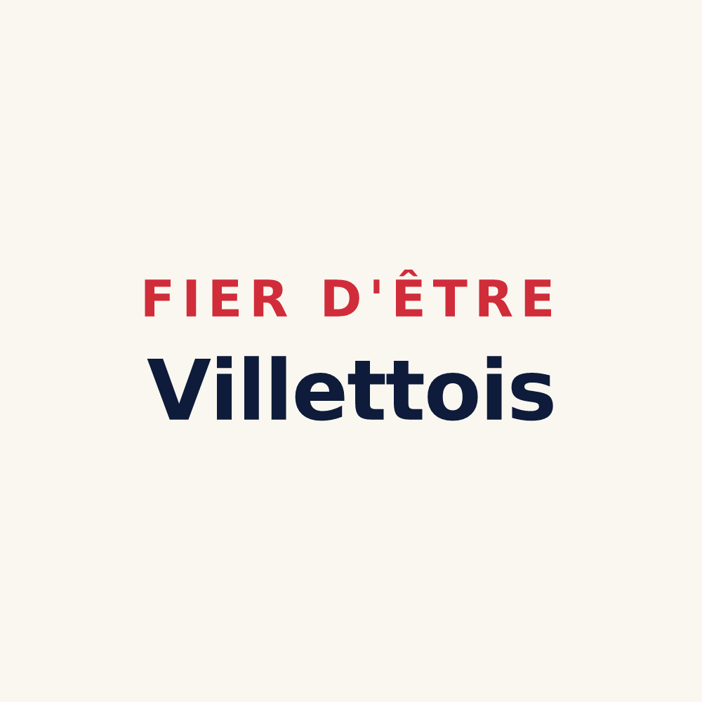 Tasse « Fier d'être Villettois » — design pour Villette-de-Vienne
