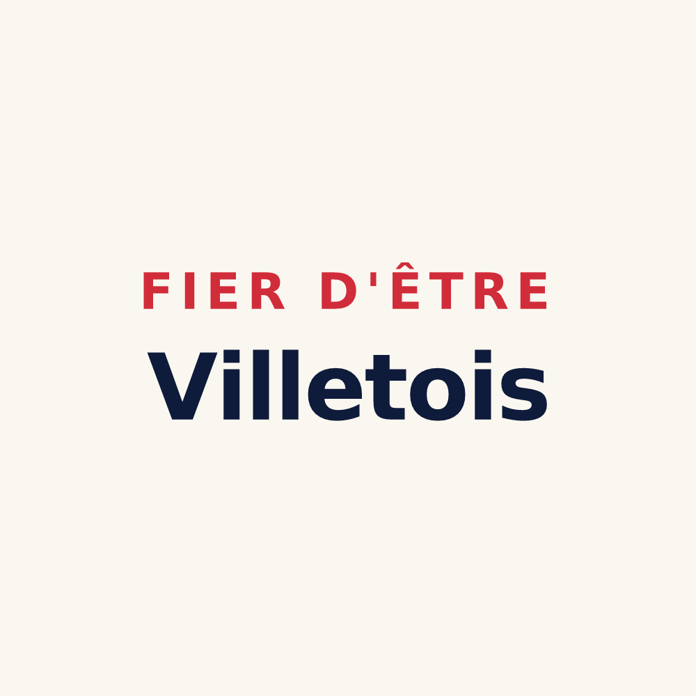 Tasse « Fier d'être Villetois » — design pour Villette-sur-Ain