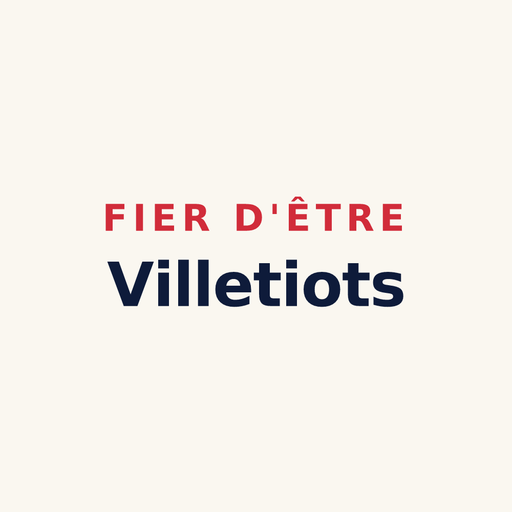 Tasse « Fier d'être Villetiots » — design pour Villette-sur-Aube
