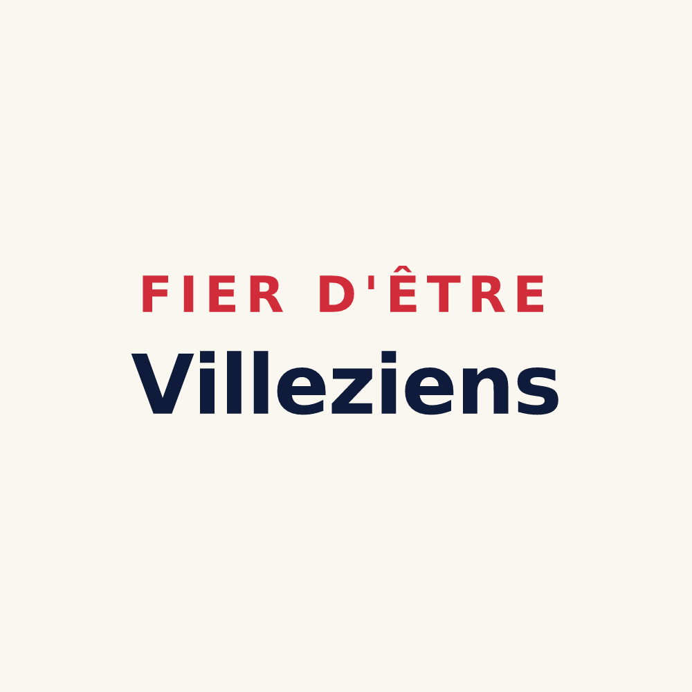Tasse « Fier d'être Villeziens » — design pour Villez-sur-le-Neubourg