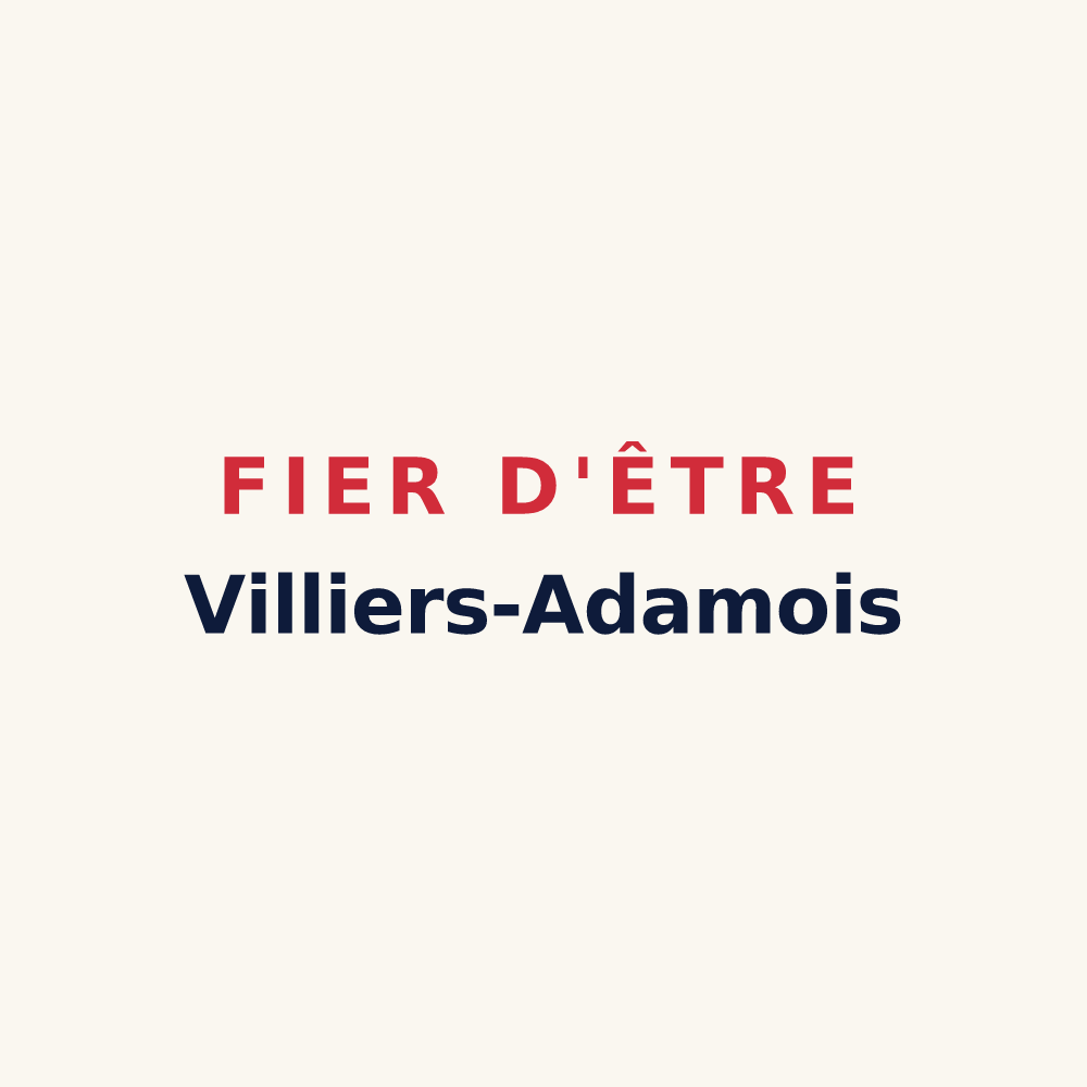 Tasse « Fier d'être Villiers-Adamois » — design pour Villiers-Adam