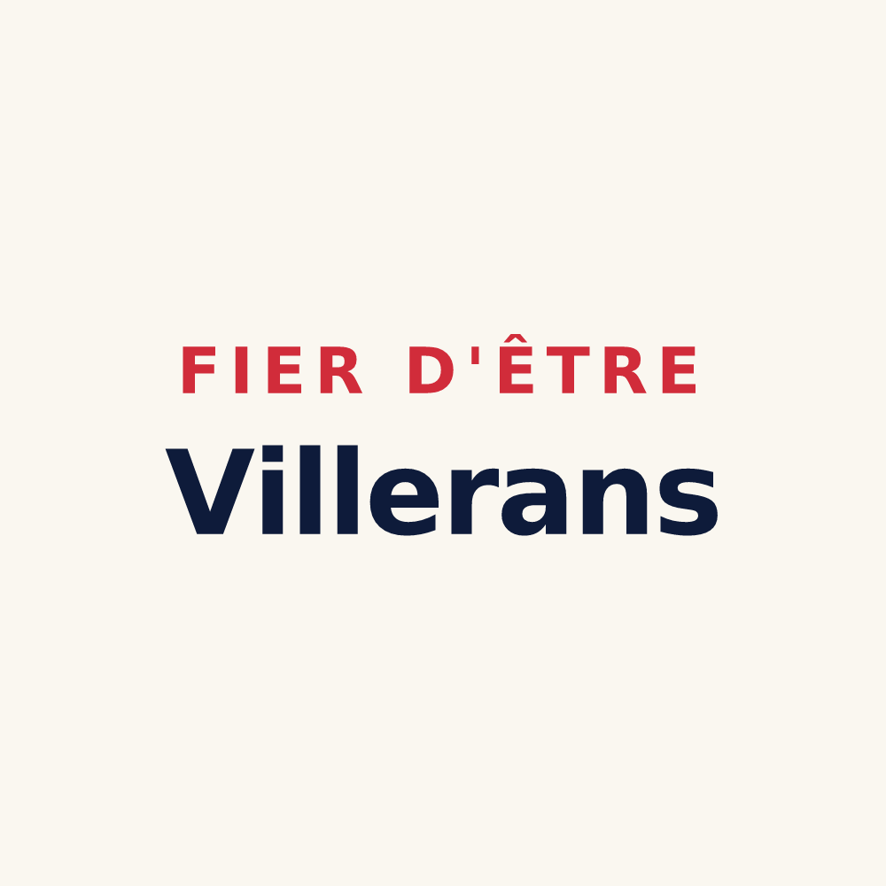 Tasse « Fier d'être Villerans » — design pour Villiers-aux-Corneilles