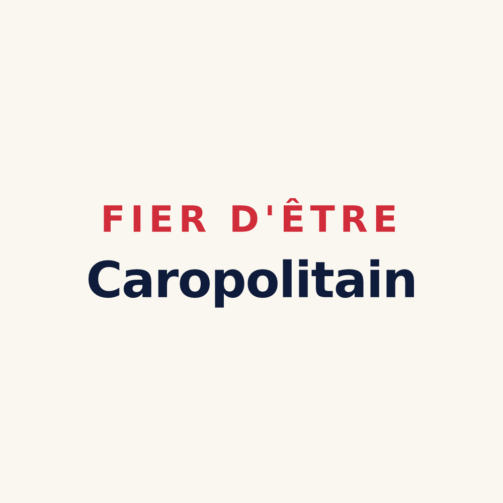 Tasse « Fier d'être Caropolitain » — design pour Villiers-Charlemagne