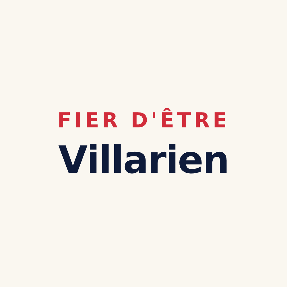 Tasse « Fier d'être Villarien » — design pour Villiers-Fossard