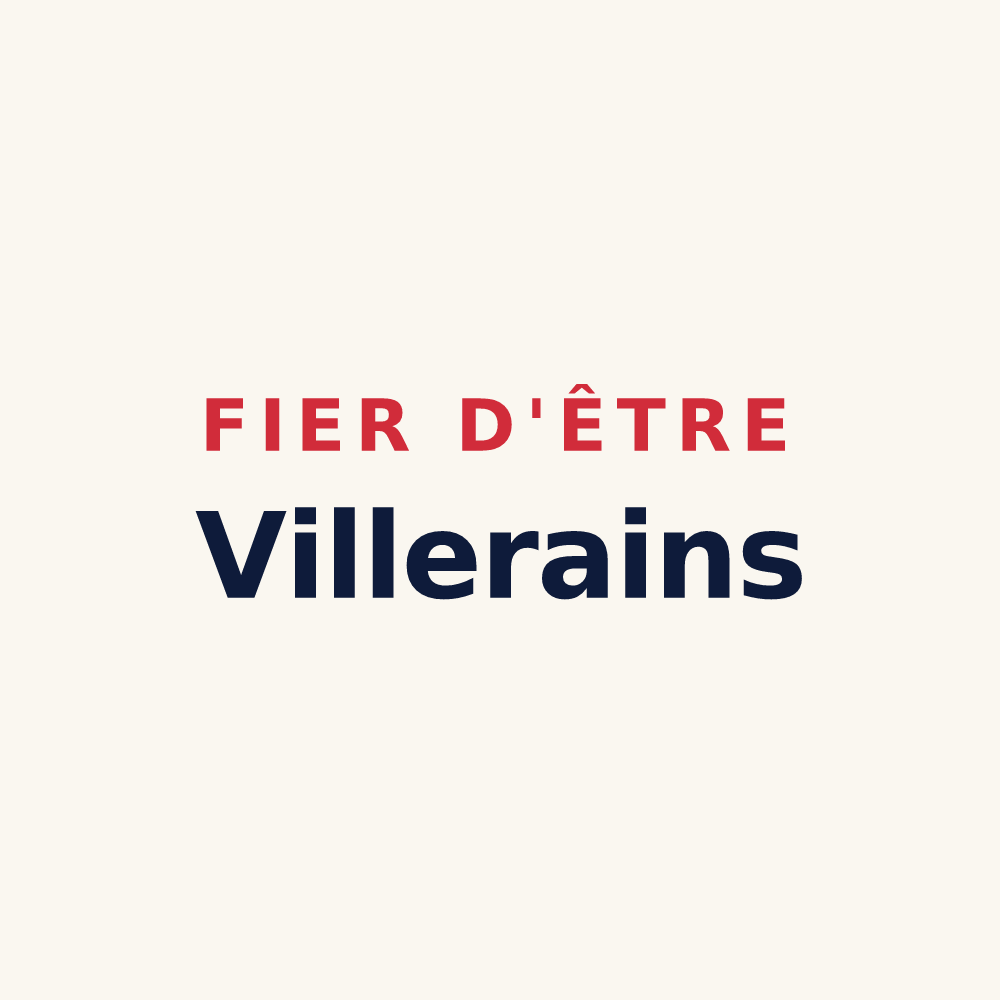 Tasse « Fier d'être Villerains » — design pour Villiers-le-Sec
