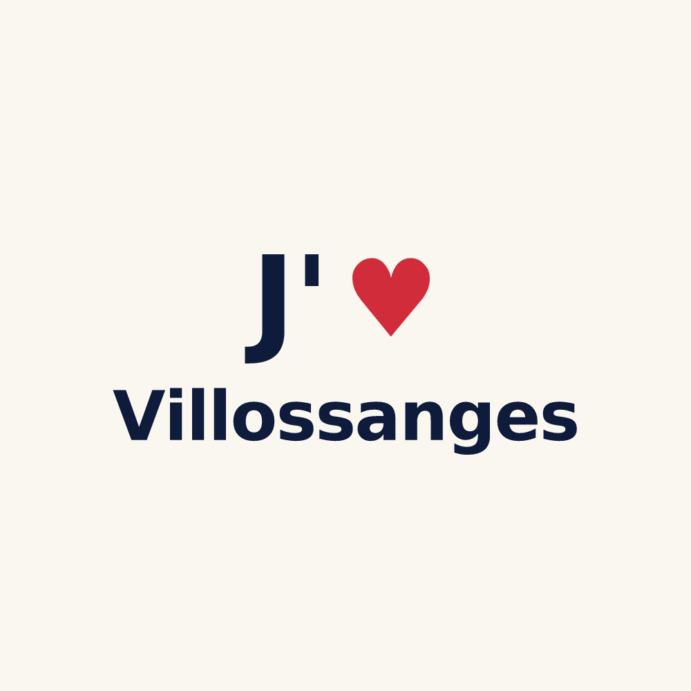 Tasse personnalisée Villossanges — design J'aime Villossanges