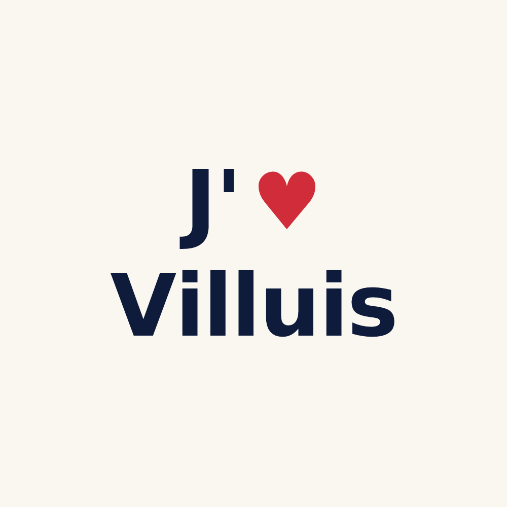 Tasse personnalisée Villuis — design J'aime Villuis