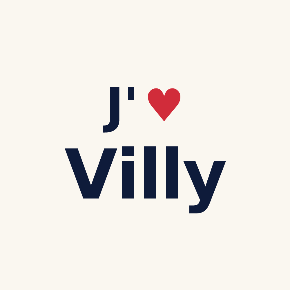 Tasse personnalisée Villy — design J'aime Villy