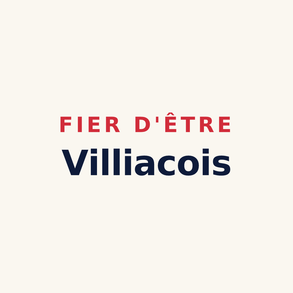 Tasse « Fier d'être Villiacois » — design pour Villy