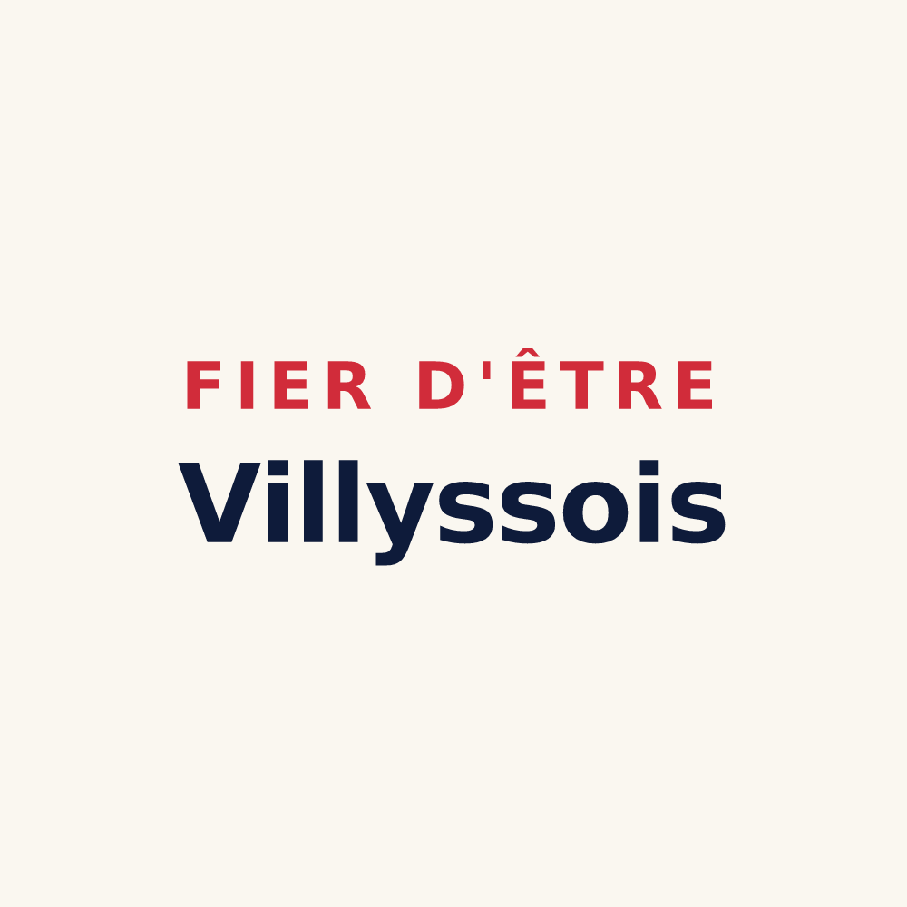 Tasse « Fier d'être Villyssois » — design pour Villy-en-Auxois