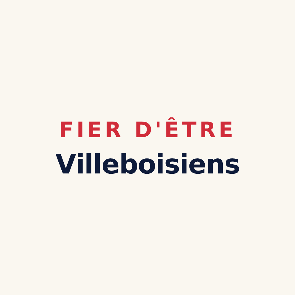 Tasse « Fier d'être Villeboisiens » — design pour Villy-le-Bois