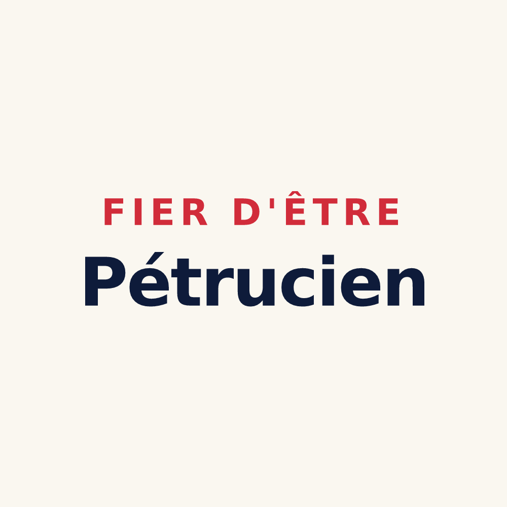 Tasse « Fier d'être Pétrucien » — design pour Vimartin-sur-Orthe