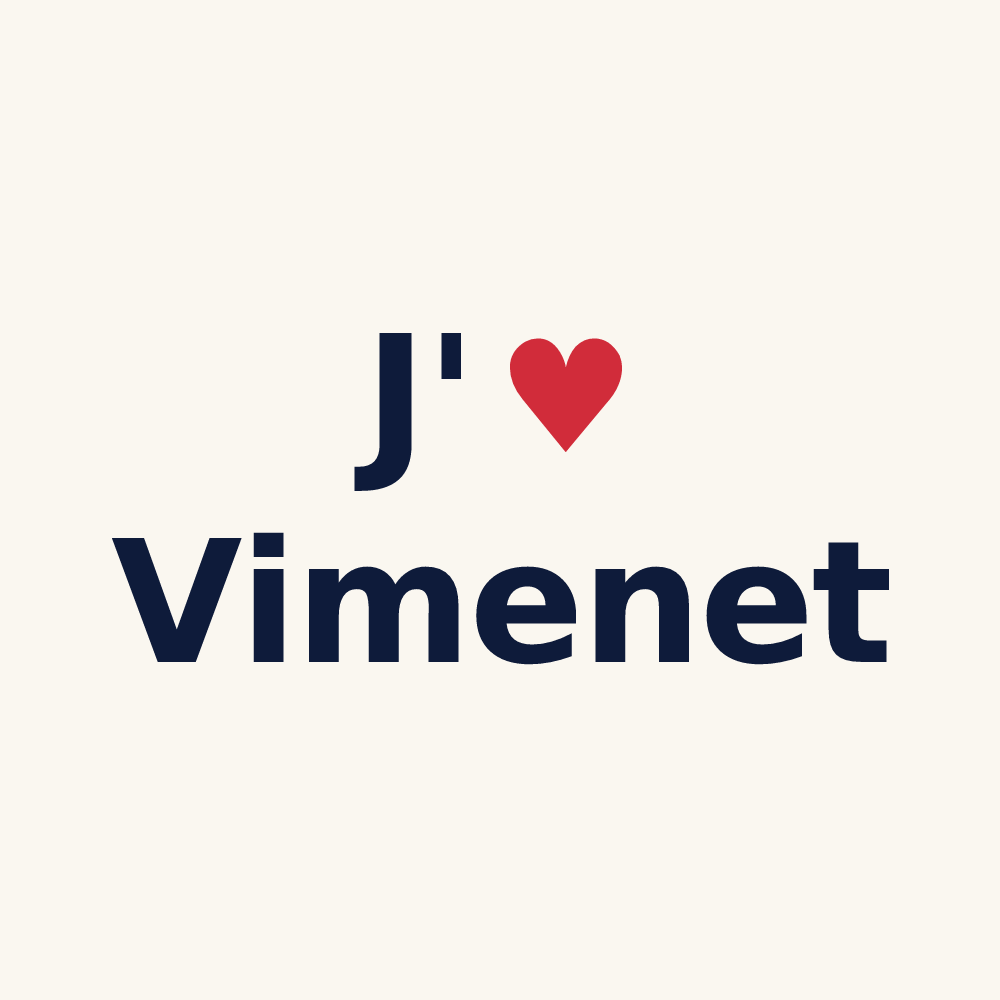 Tasse personnalisée Vimenet — design J'aime Vimenet