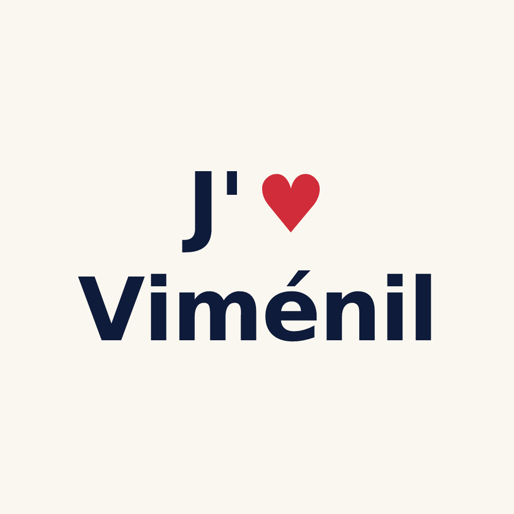 Tasse personnalisée Viménil — design J'aime Viménil