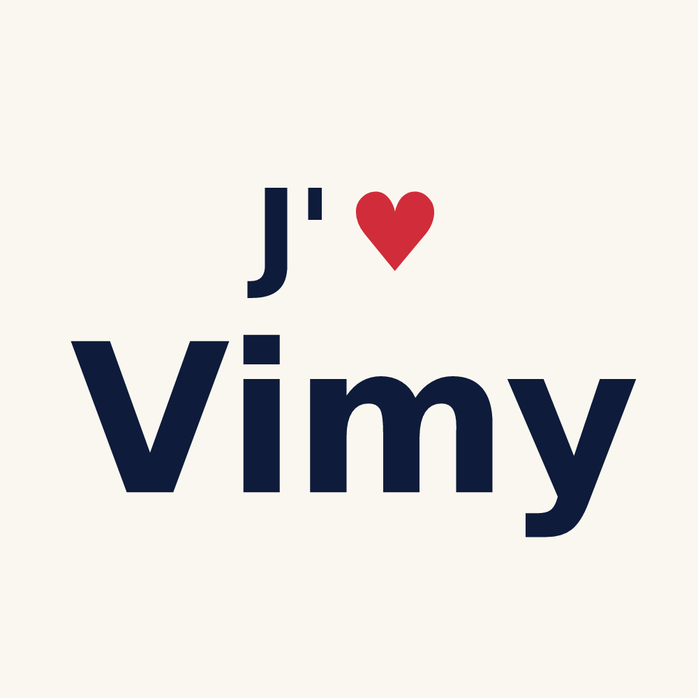 Tasse personnalisée Vimy — design J'aime Vimy