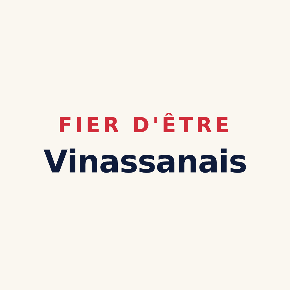 Tasse « Fier d'être Vinassanais » — design pour Vinassan