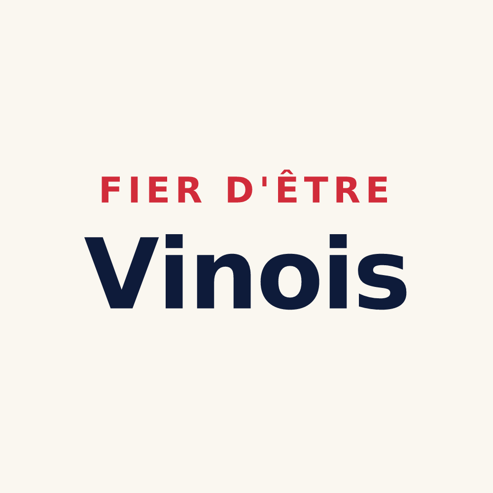 Tasse « Fier d'être Vinois » — design pour Vinay