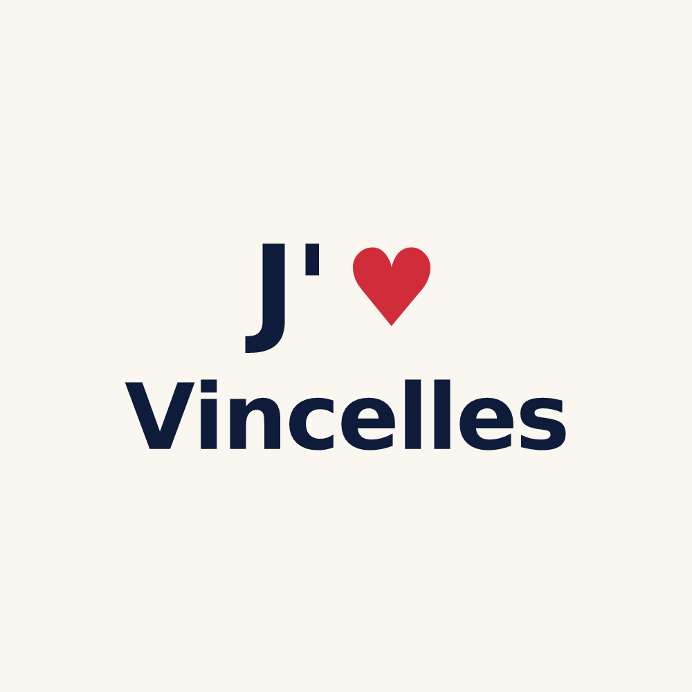 Tasse personnalisée Vincelles — design J'aime Vincelles