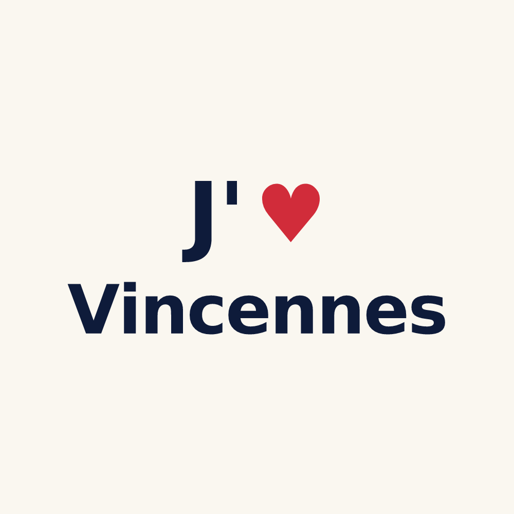 Tasse personnalisée Vincennes — design J'aime Vincennes