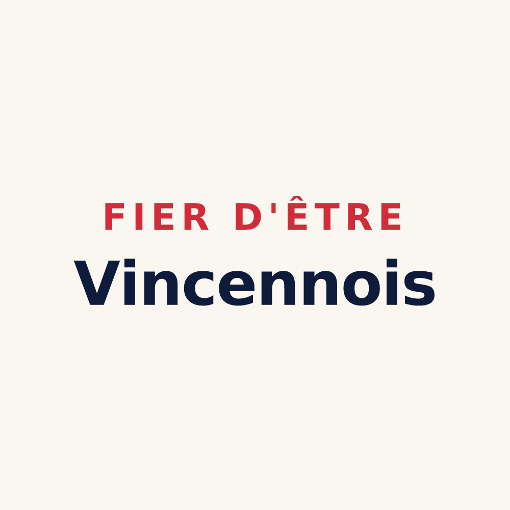 Tasse « Fier d'être Vincennois » — design pour Vincennes