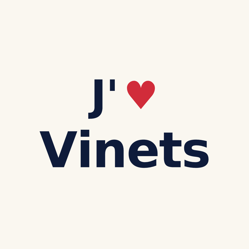 Tasse personnalisée Vinets — design J'aime Vinets