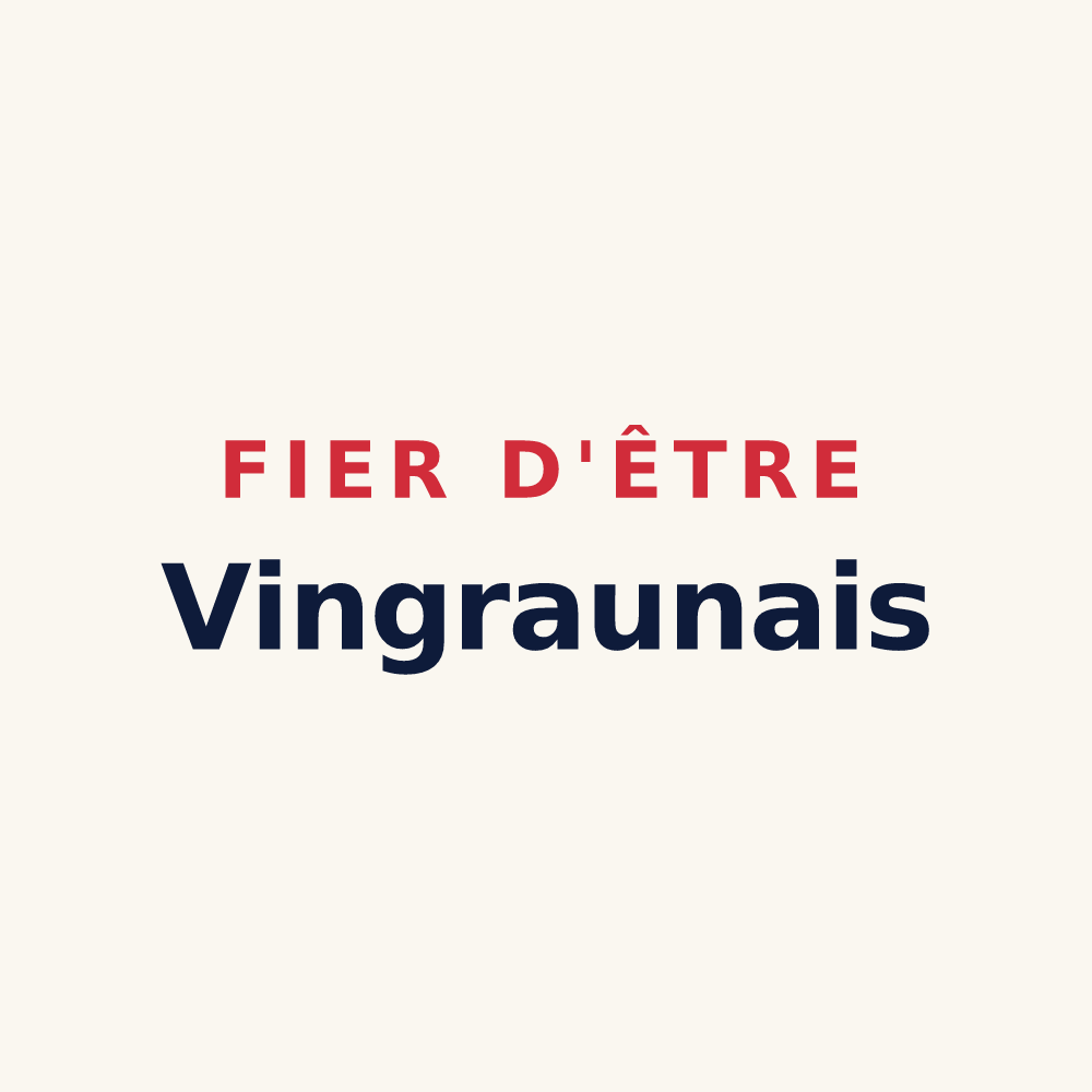 Tasse « Fier d'être Vingraunais » — design pour Vingrau