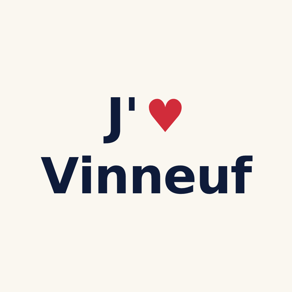 Tasse personnalisée Vinneuf — design J'aime Vinneuf
