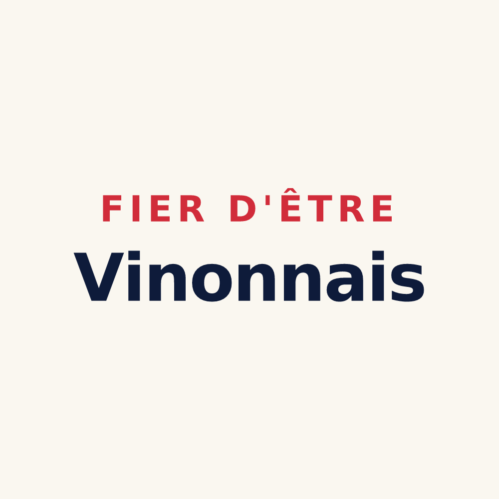 Tasse « Fier d'être Vinonnais » — design pour Vinon-sur-Verdon