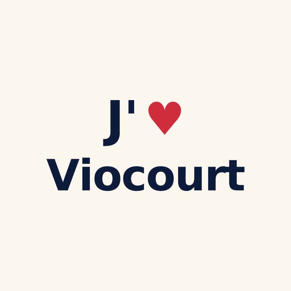 Tasse personnalisée Viocourt — design J'aime Viocourt