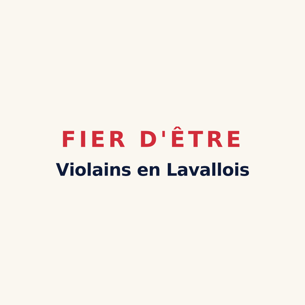 Tasse « Fier d'être Violains en Lavallois » — design pour Viols-en-Laval