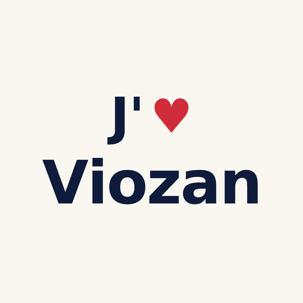 Tasse personnalisée Viozan — design J'aime Viozan