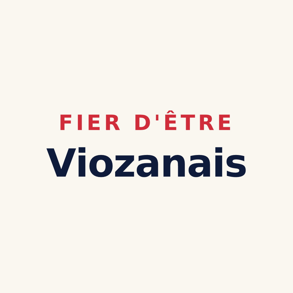Tasse « Fier d'être Viozanais » — design pour Viozan
