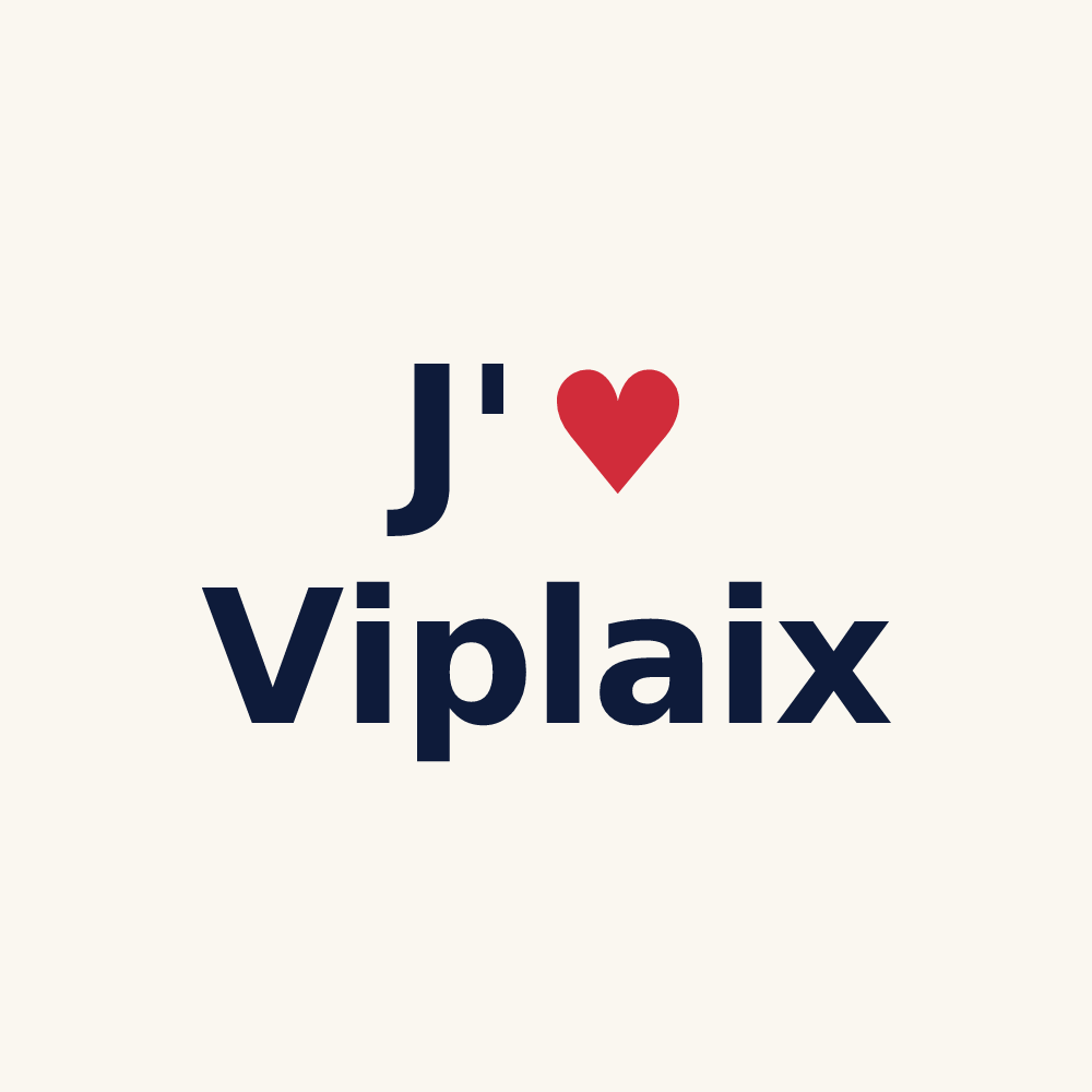Tasse personnalisée Viplaix — design J'aime Viplaix