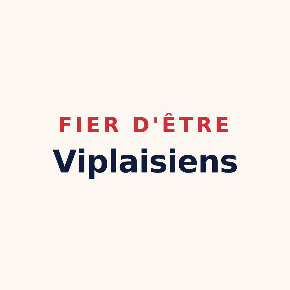 Tasse « Fier d'être Viplaisiens » — design pour Viplaix