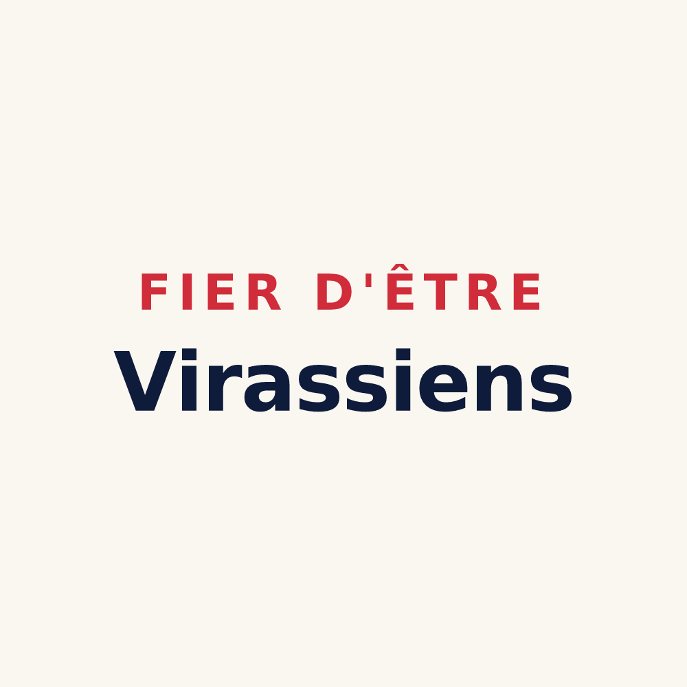 Tasse « Fier d'être Virassiens » — design pour Vira